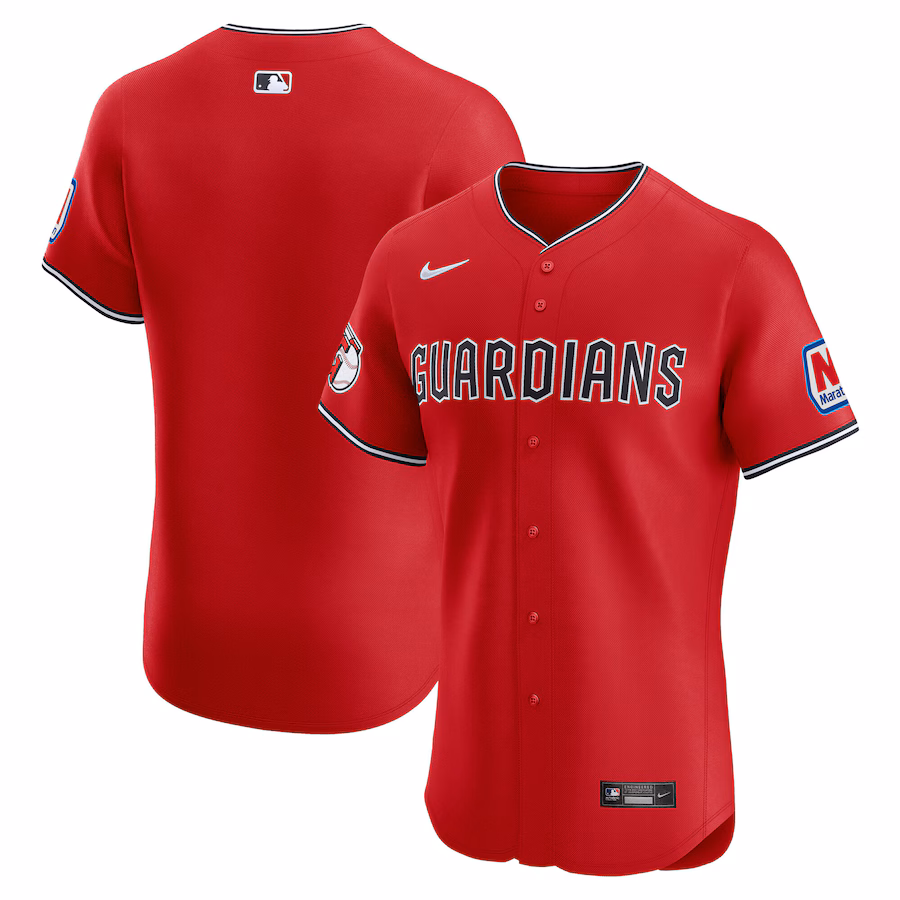 Men's Cleveland Guardians  Nike Red Alternate  Elite Jersey - Jersey