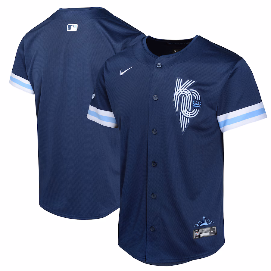 Youth Kansas City Royals  Nike Navy City Connect Limited Jersey - Jersey
