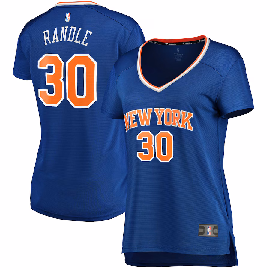 Women's New York Knicks Julius Randle Fanatics Blue Fast Break Replica Player Jersey - Icon Edition - Jersey
