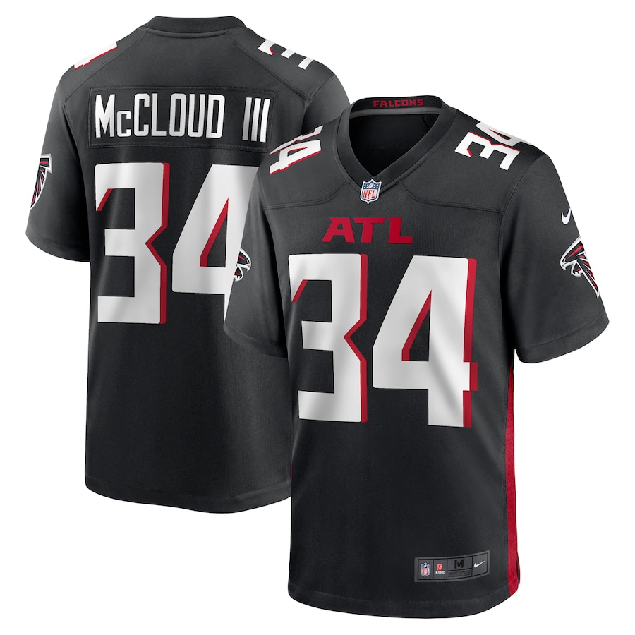 Men's Atlanta Falcons Ray-Ray McCloud III Nike Black Team Game Jersey - Jersey