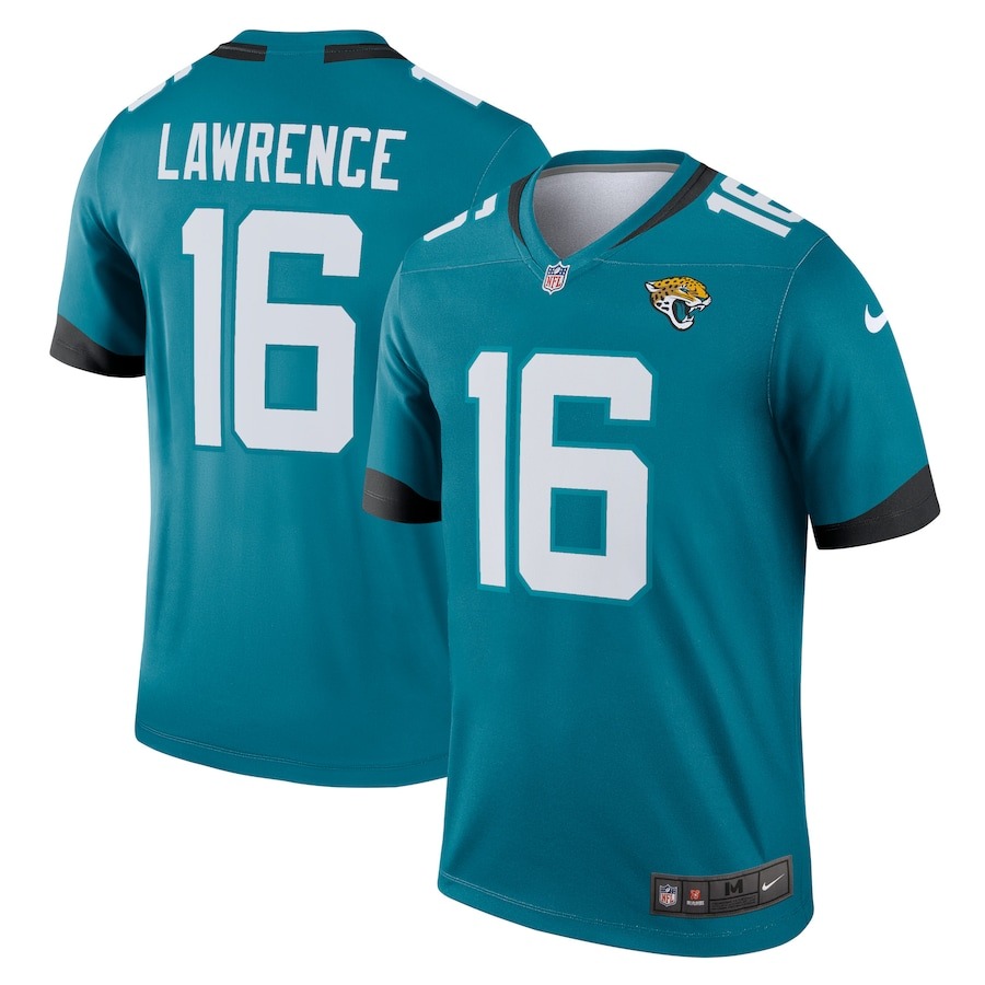 Men's Jacksonville Jaguars Trevor Lawrence Nike Teal Legend Jersey - Jersey
