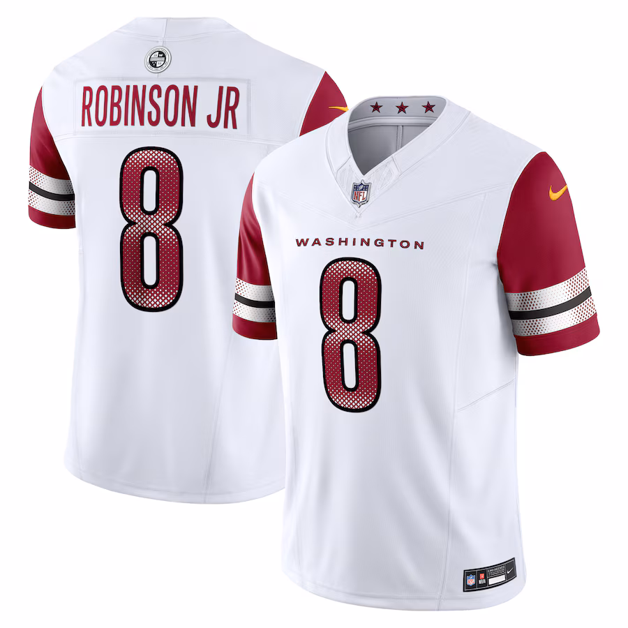 Men's Washington Commanders Brian Robinson Jr. Nike White Vapor F.U.S.E. Limited Jersey - Jersey
