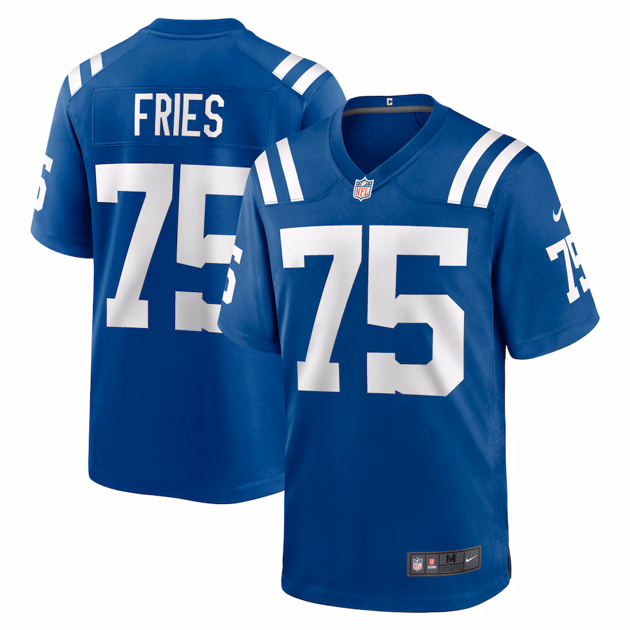 Men's Indianapolis Colts Will Fries Nike Royal Game Jersey - Jersey