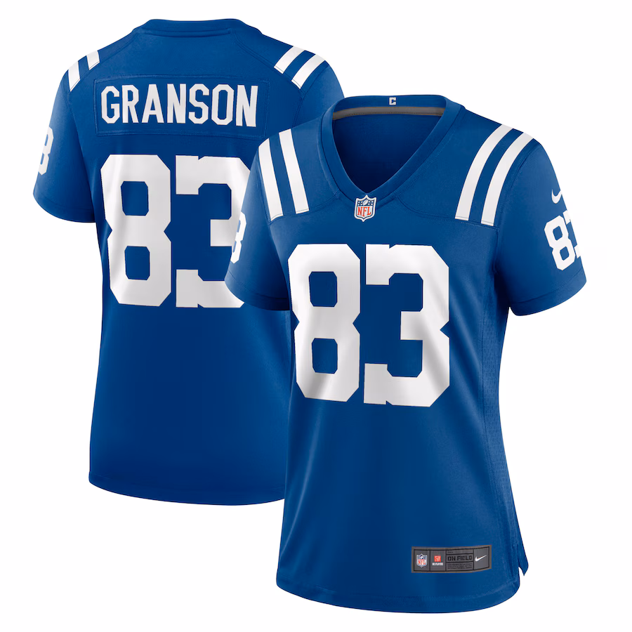 Women's Indianapolis Colts Kylen Granson Nike Royal Game Jersey - Jersey