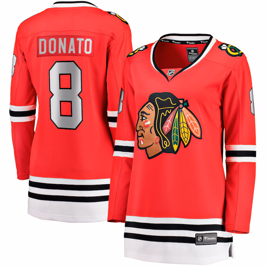 Women's Chicago Blackhawks Ryan Donato Fanatics Red Home Breakaway Player Jersey - Jersey