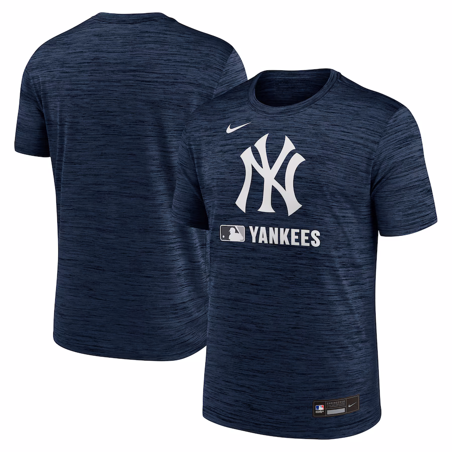 Men's New York Yankees Nike Navy Authentic Collection Velocity Performance Practice T-Shirt - Jersey