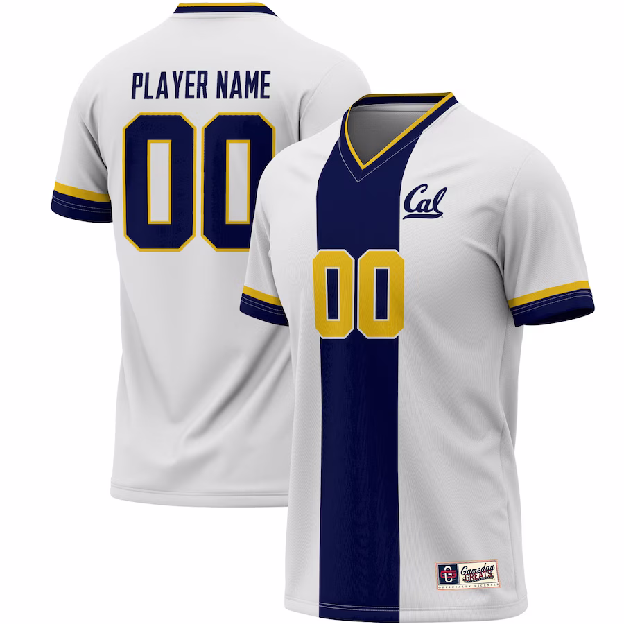Cal Bears GameDay Greats Youth NIL Pick-A-Player Lightweight Soccer Jersey - White - Jersey