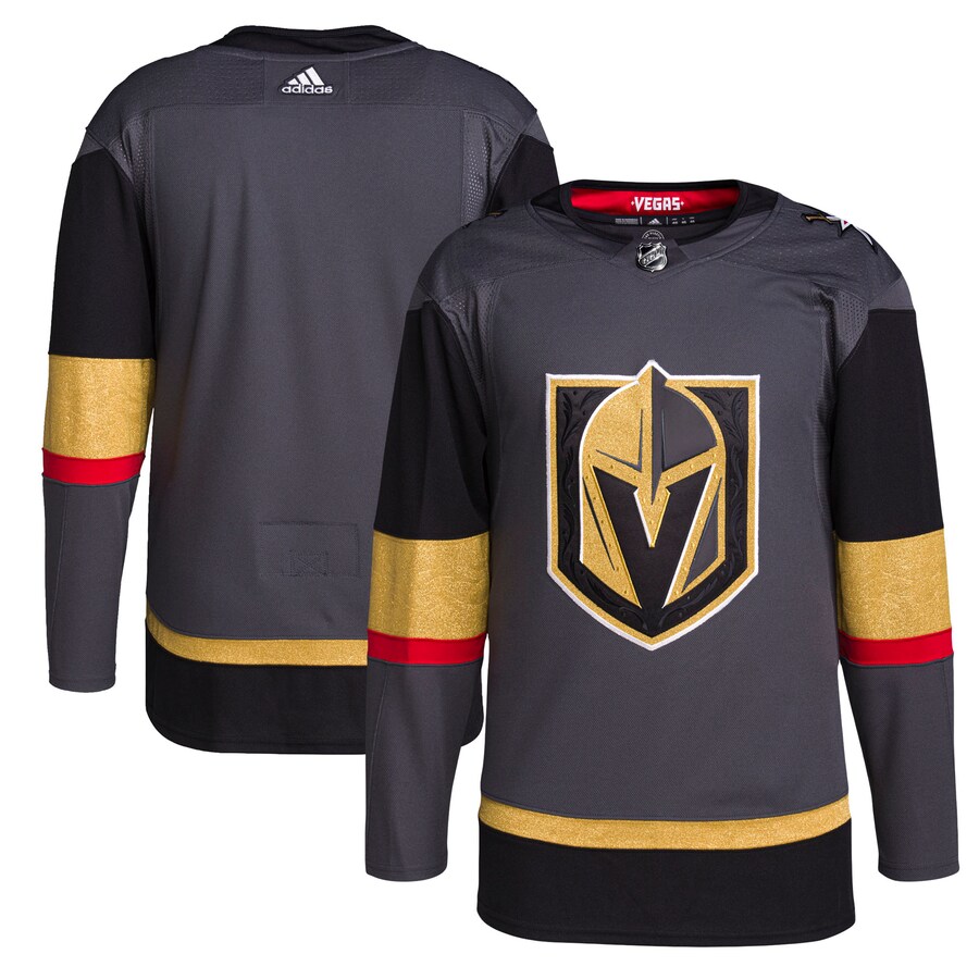 Men's Vegas Golden Knights adidas Gray Alternate Authentic Pro Jersey - Jersey