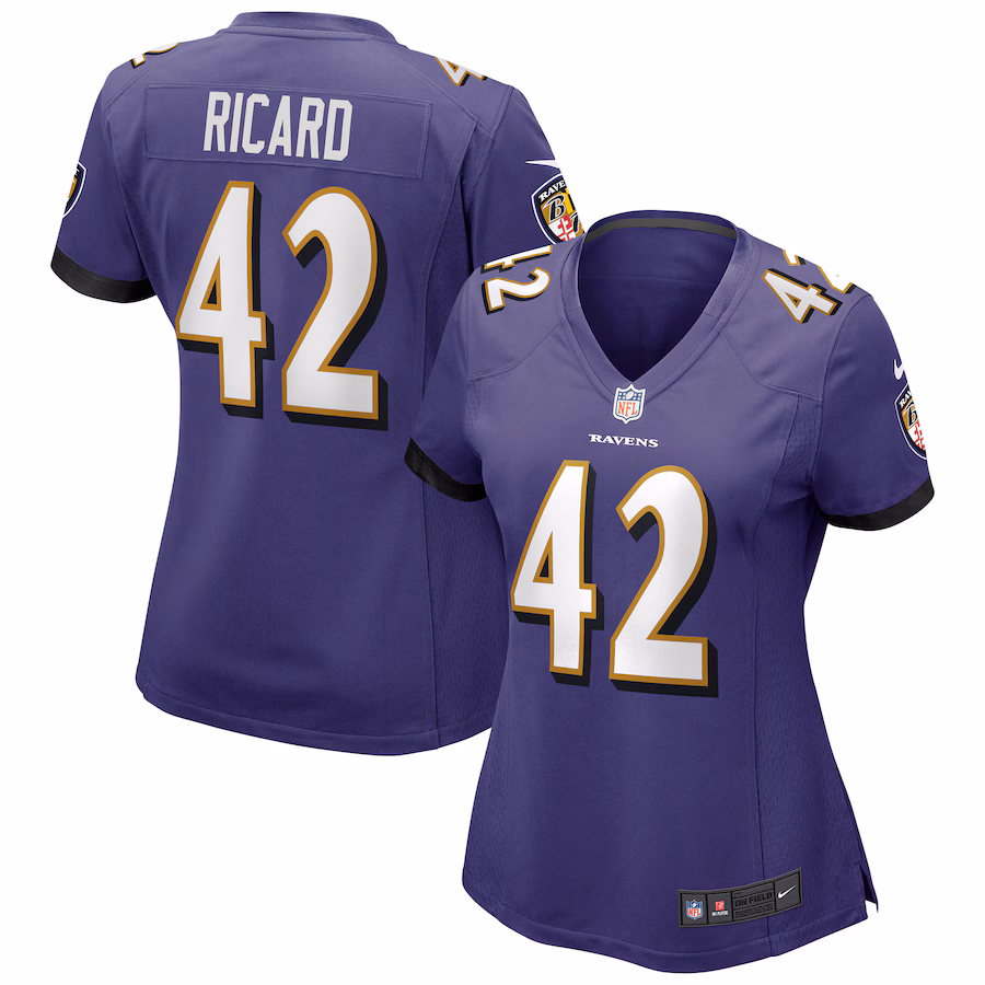 Women's Baltimore Ravens Patrick Ricard Nike Purple Game Jersey - Jersey