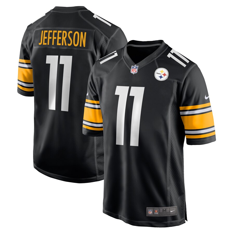 Men's Pittsburgh Steelers Van Jefferson Nike Black Game Jersey - Jersey