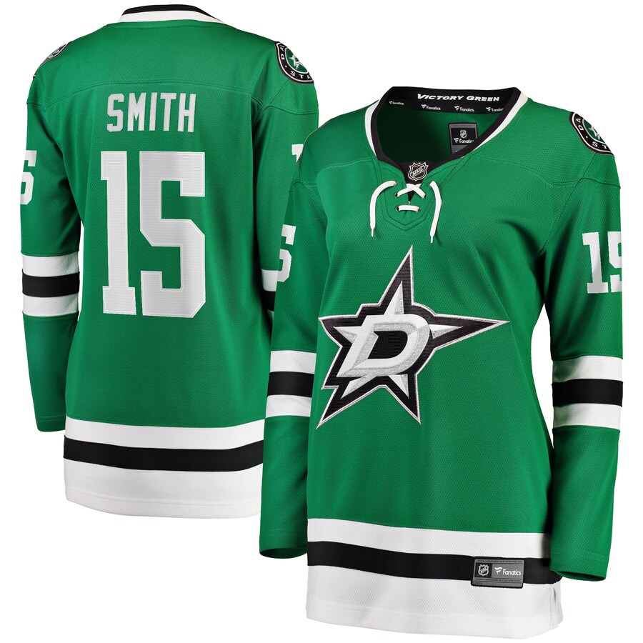 Women's Dallas Stars Craig Smith Fanatics Branded Kelly Green Home Breakaway Player Jersey - Jersey