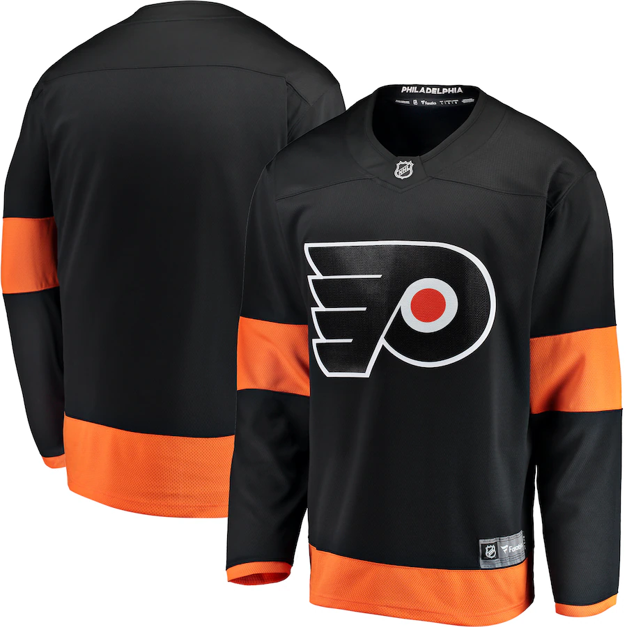 Youth Philadelphia Flyers Fanatics Black Alternate Breakaway Jersey - Jersey