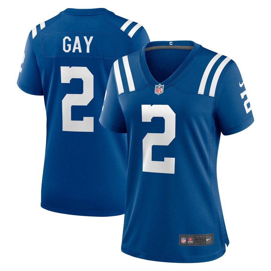 Women's Indianapolis Colts Matt Gay Nike Royal Game Player Jersey - Jersey