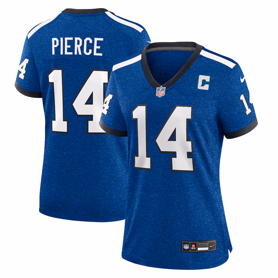 Women's Indianapolis Colts Alec Pierce Nike Royal Indiana Nights Alternate Game Jersey - Jersey