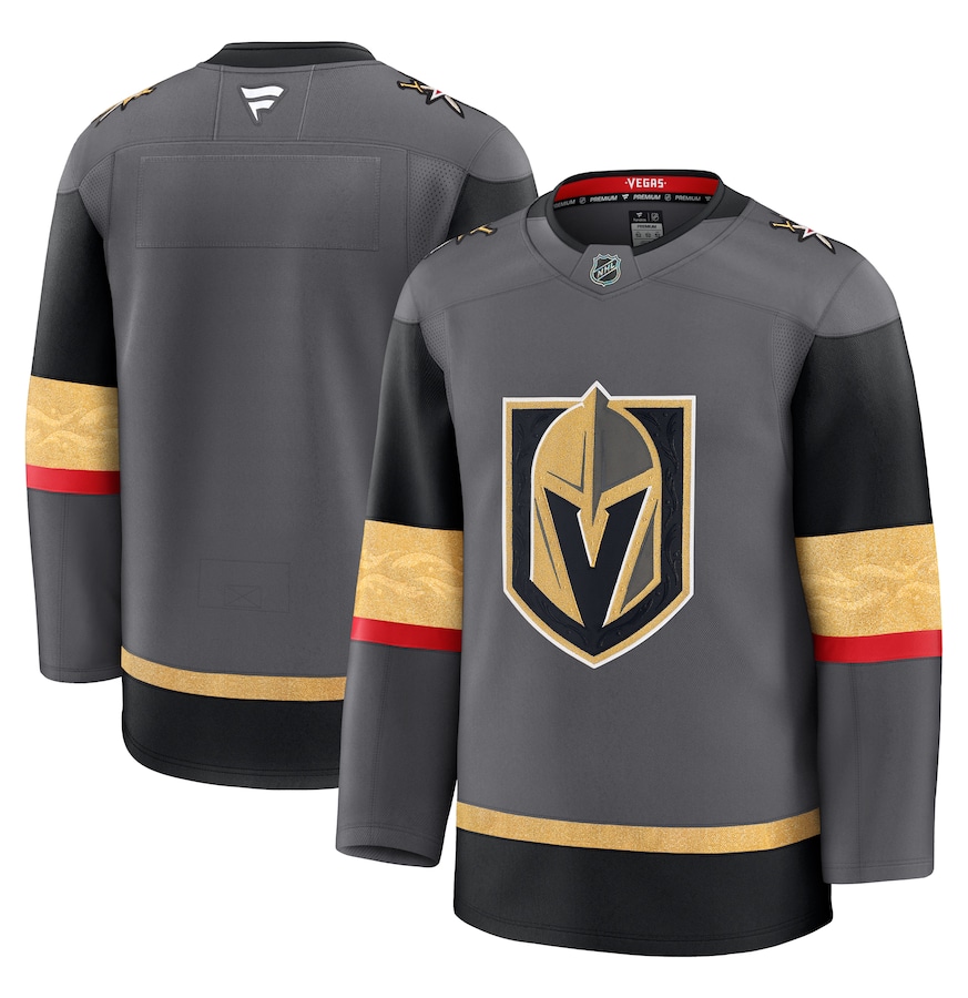 Men's Vegas Golden Knights Fanatics Gray Alternate Premium Jersey - Jersey