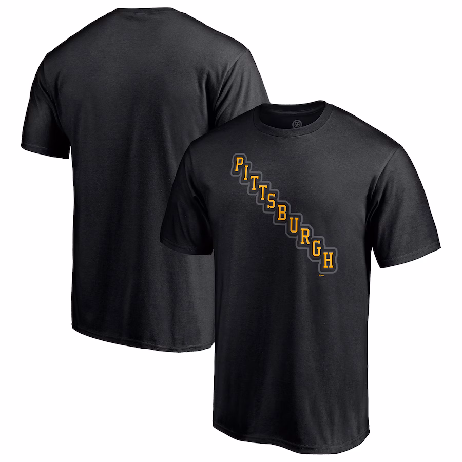 Men's Pittsburgh Penguins Black Special Edition Secondary Logo T-Shirt - Jersey