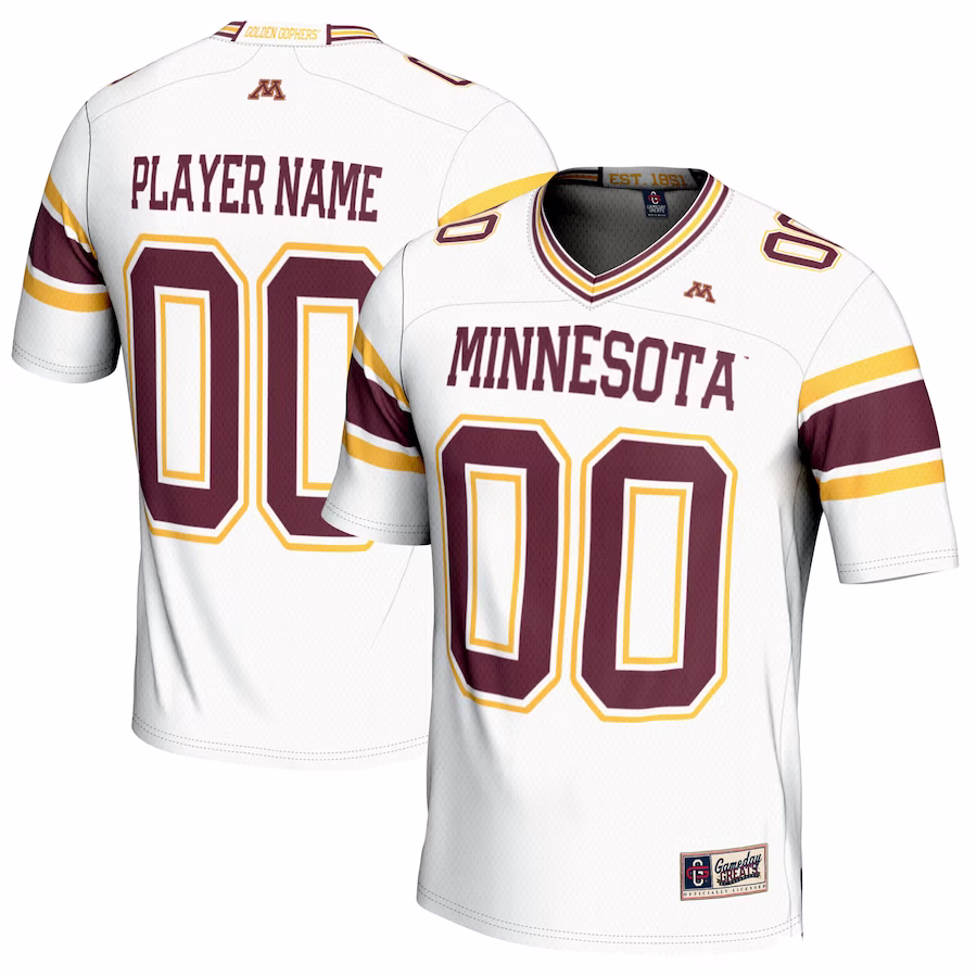 Minnesota Golden Gophers GameDay Greats Youth  NIL Pick-A-Player Football Jersey – White - Jersey