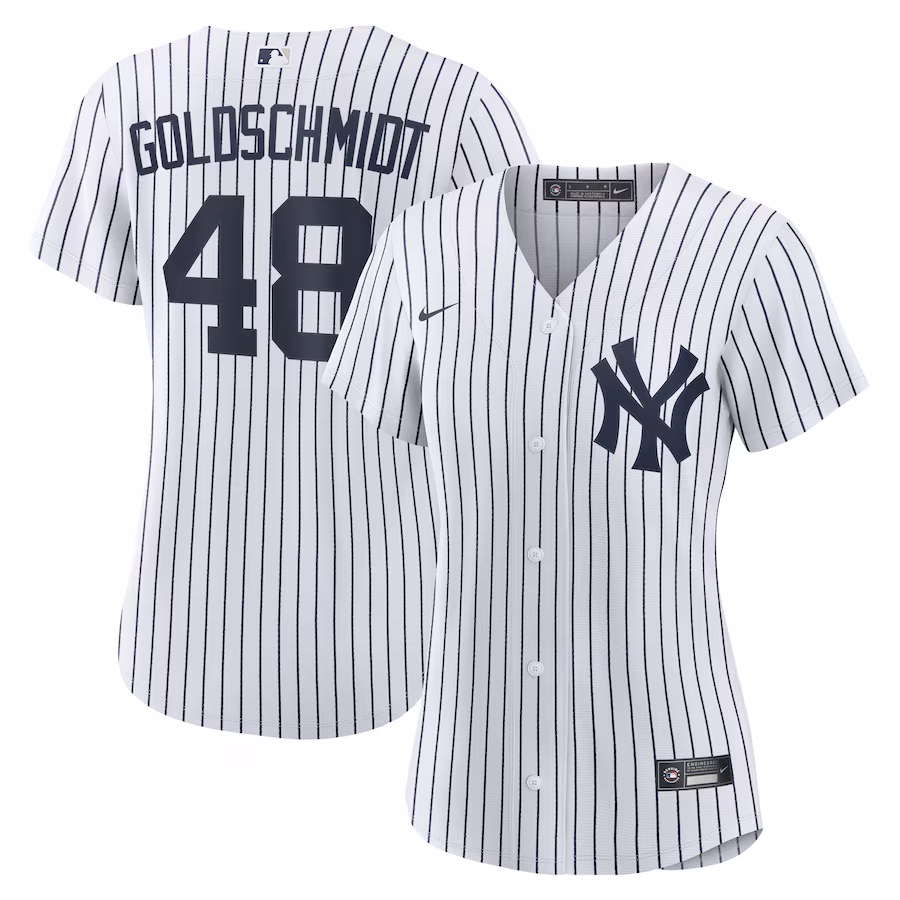 Women's New York Yankees Paul Goldschmidt Nike White Home Replica Jersey - Jersey