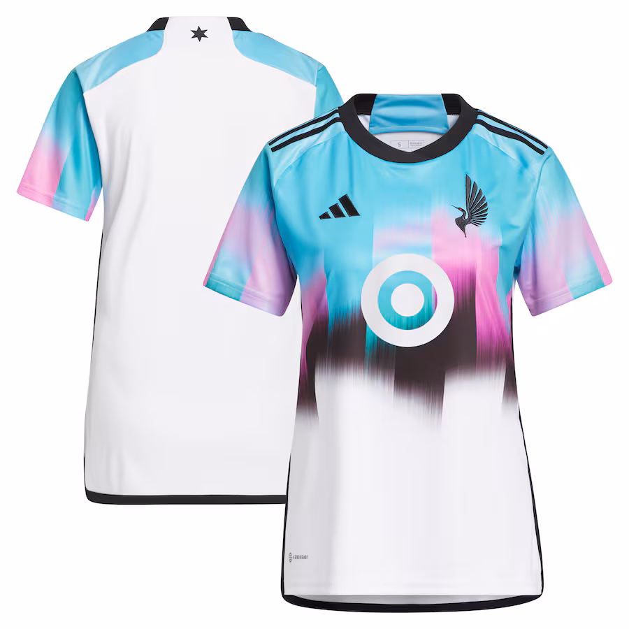 Women's Minnesota United FC adidas White 2023 The Northern Lights Kit Replica Jersey - Jersey