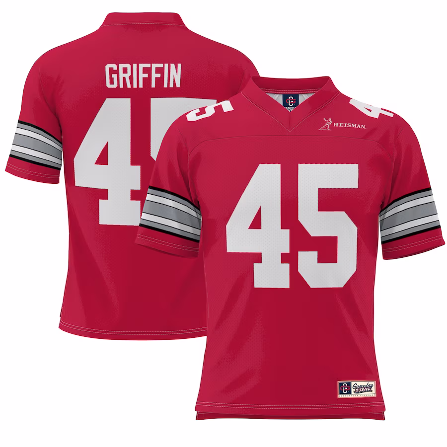 Archie Griffin Ohio State Buckeyes GameDay Greats Youth Heisman Football Jersey - Scarlet - Jersey