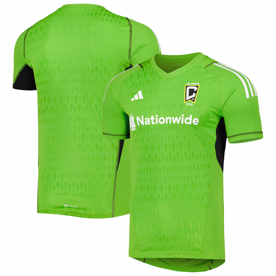 Men's Columbus Crew adidas Green 2023 Replica Goalkeeper Jersey - Jersey