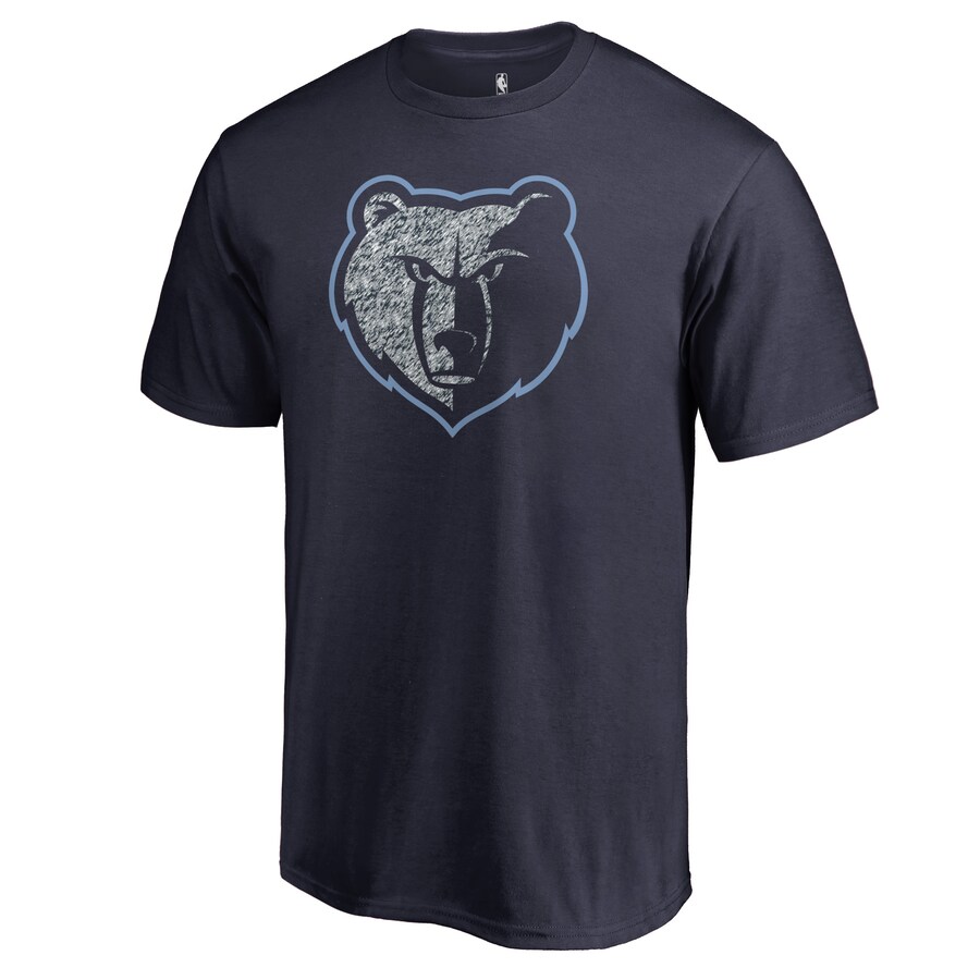 Men's Memphis Grizzlies Navy Static Logo T-Shirt - Jersey