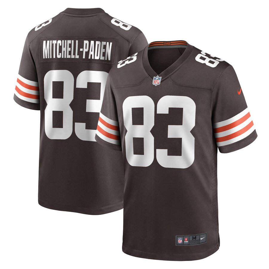 Men's Cleveland Browns Zaire Mitchell-Paden Nike  Brown Team Game Jersey - Jersey