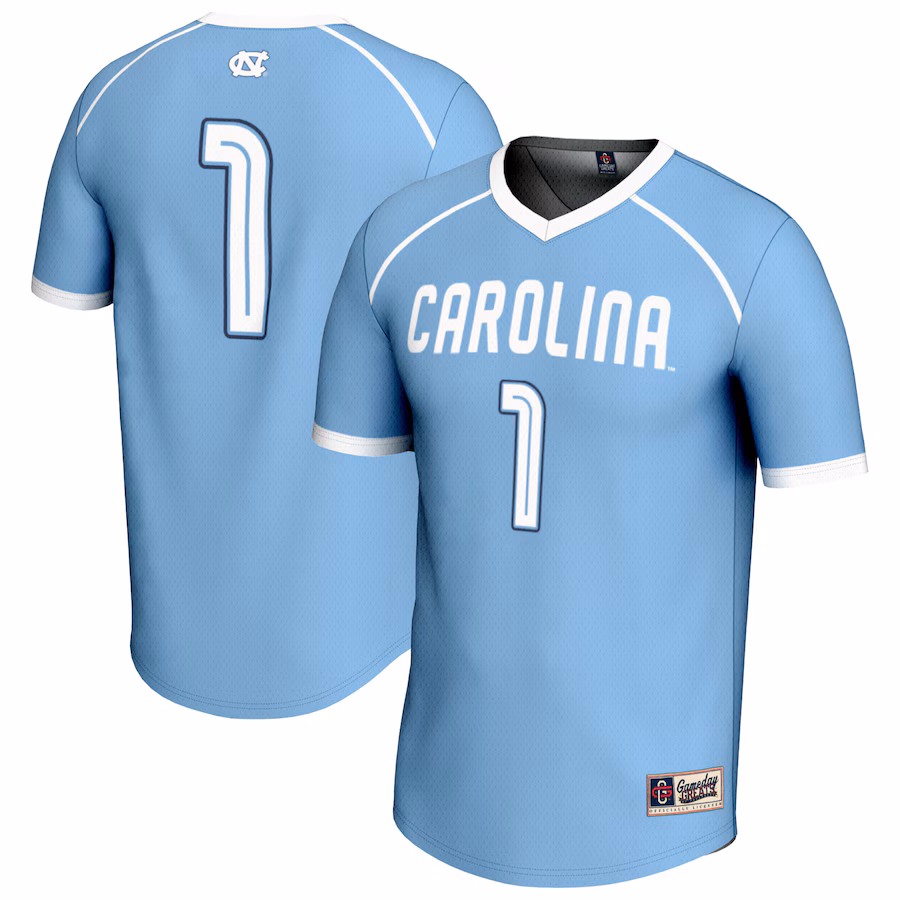Unisex GameDay Greats #1 Carolina Blue North Carolina Tar Heels Lightweight Women's Lacrosse Fashion Jersey - Jersey