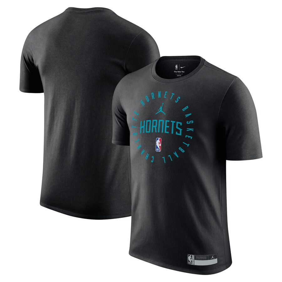 Men's Charlotte Hornets Jordan Brand Black 2024/25 Legend On-Court Practice Performance T-Shirt - Jersey