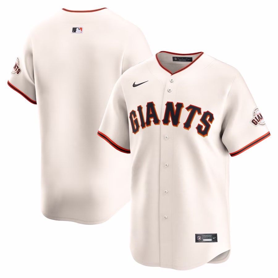Youth San Francisco Giants Nike Cream Home Limited Jersey - Jersey