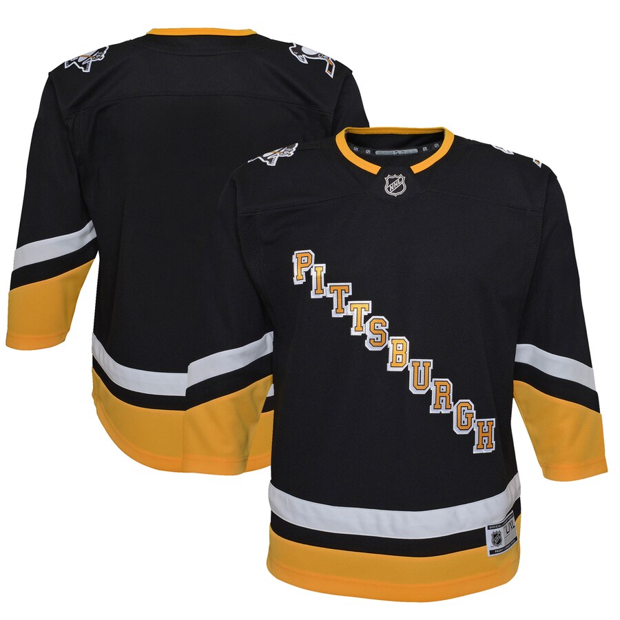 Youth Pittsburgh Penguins Black 2021/22 Alternate Premier Jersey - Jersey