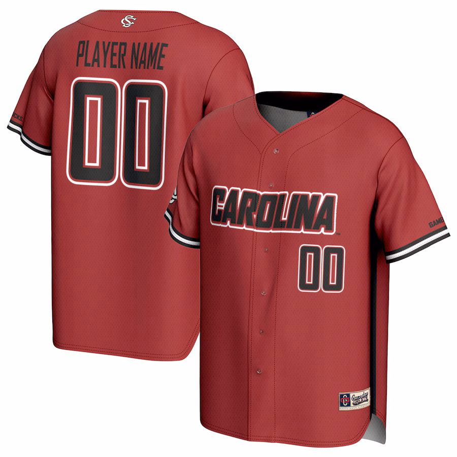 South Carolina Gamecocks GameDay Greats Unisex NIL Pick-A-Player Baseball Lightweight Jersey - Garnet - Jersey