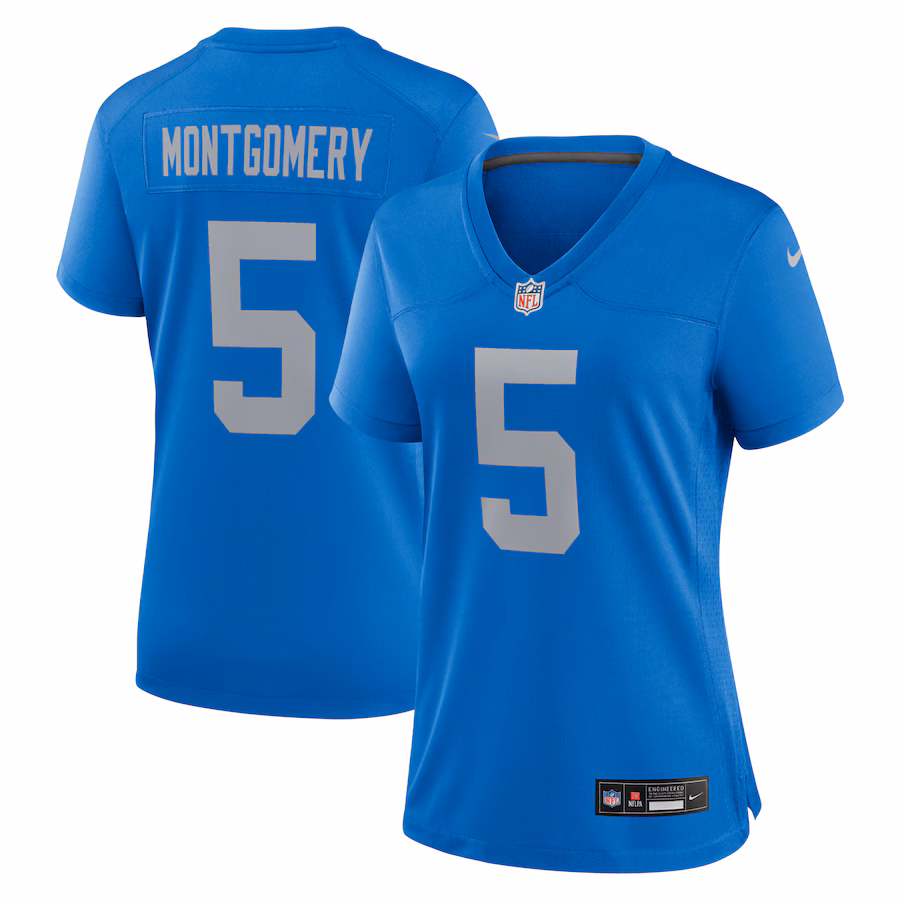 Women's Detroit Lions David Montgomery Nike Blue Alternate Game Jersey - Jersey