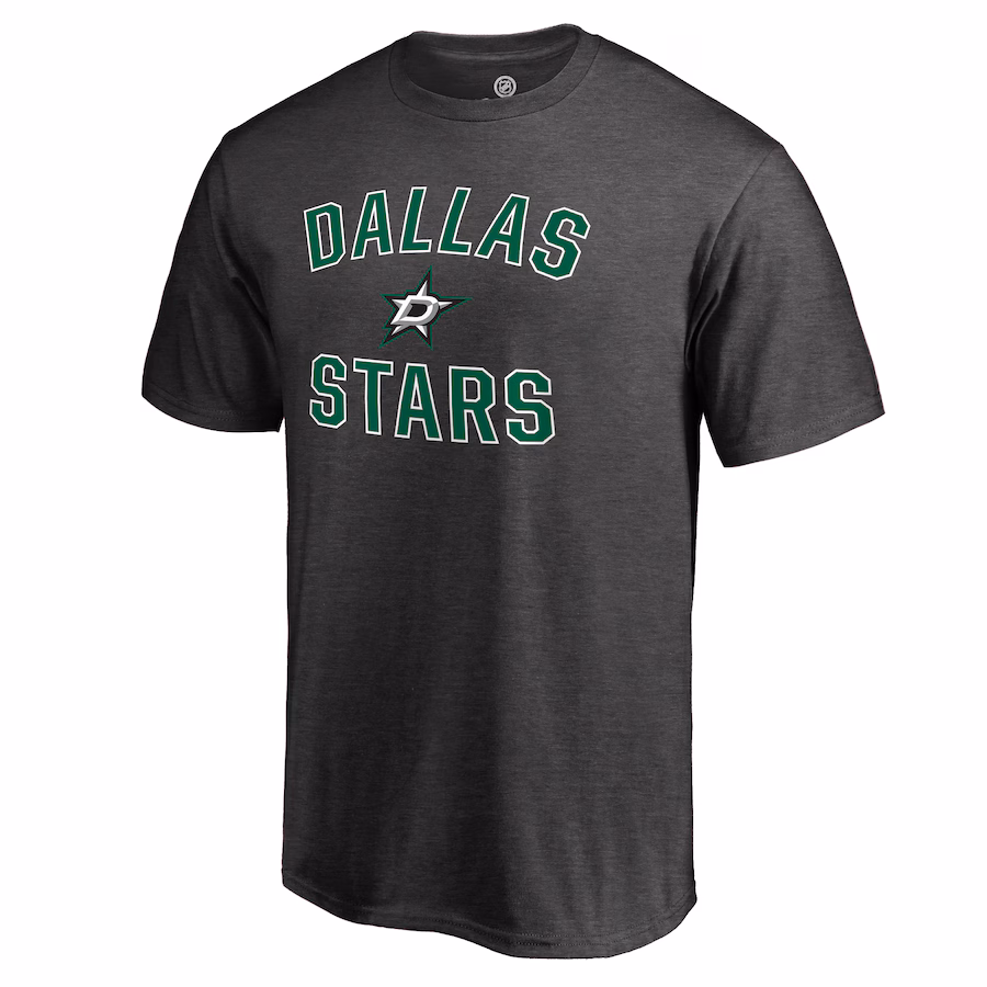 Men's Dallas Stars Heathered Gray Victory Arch T-Shirt - Jersey