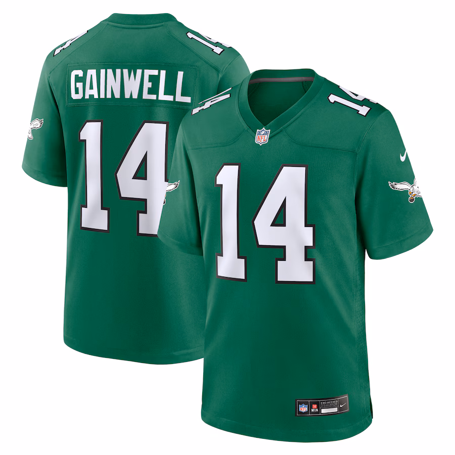 Men's Philadelphia Eagles Kenneth Gainwell Nike Kelly Green Alternate Game Jersey - Jersey