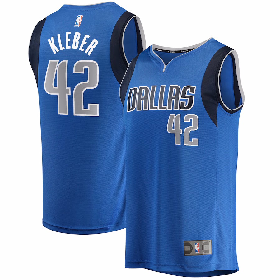 Youth Dallas Mavericks Maxi Kleber Fanatics Blue Fast Break Player Jersey - Icon Edition - Jersey
