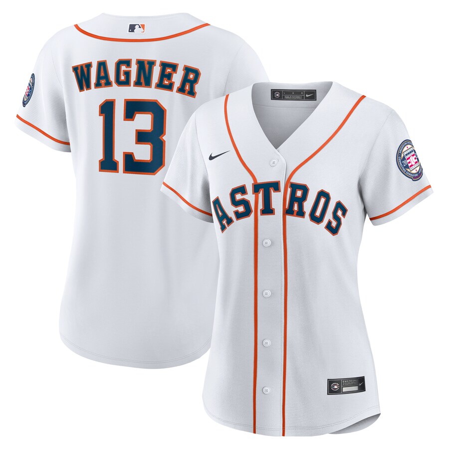 Women's Houston Astros Billy Wagner Nike White 2025 Baseball Hall of Fame Replica Jersey - Jersey