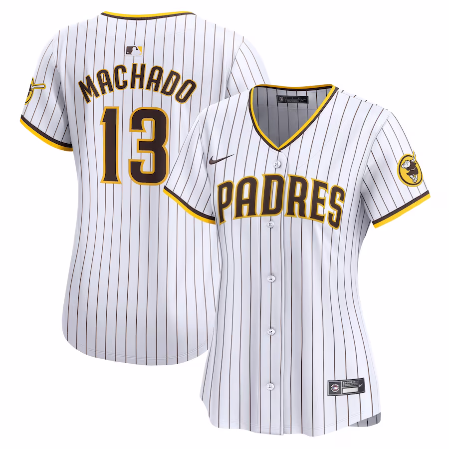 Women's San Diego Padres Manny Machado Nike White Home Limited Player Jersey - Jersey