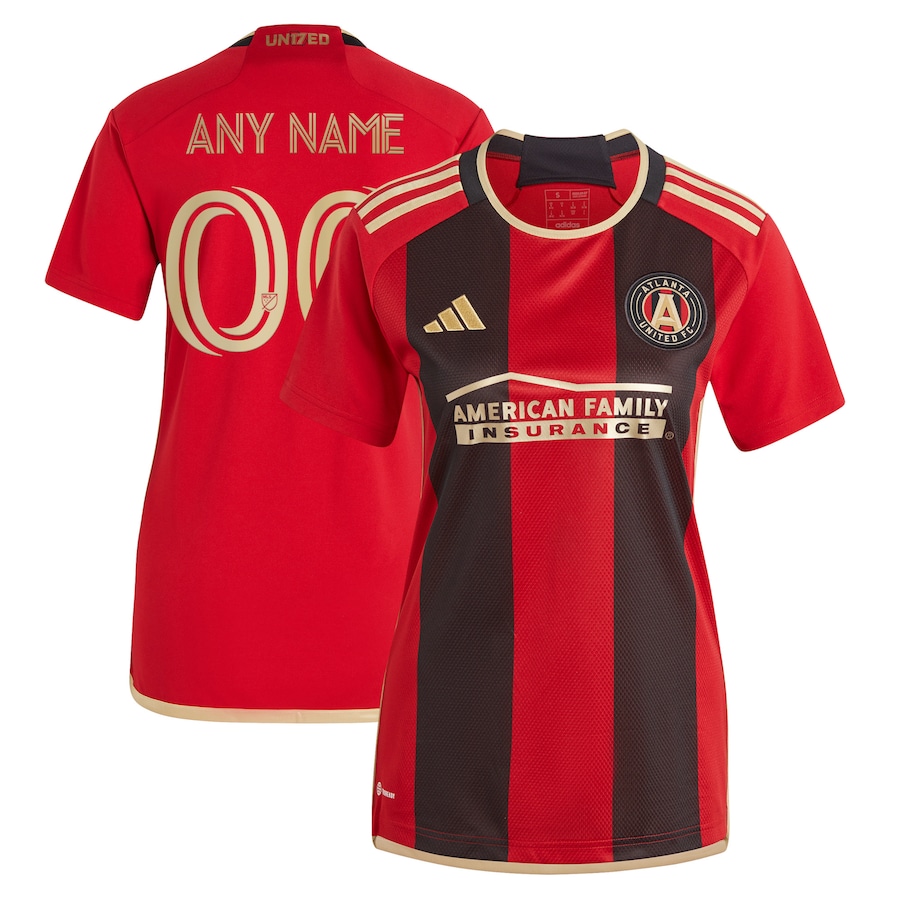 Women's Atlanta United FC adidas Black 2023 The 17s' Kit Replica Custom Jersey - Jersey