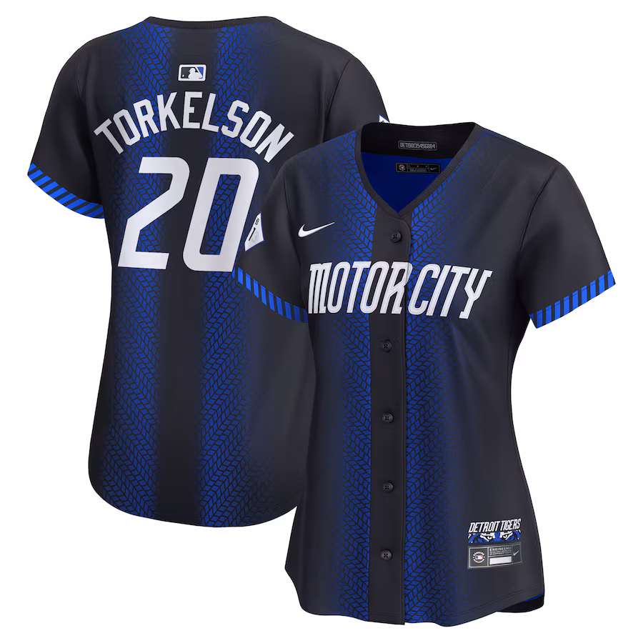 Women's Detroit Tigers Spencer Torkelson Nike Blue 2024 City Connect Limited Jersey - Jersey