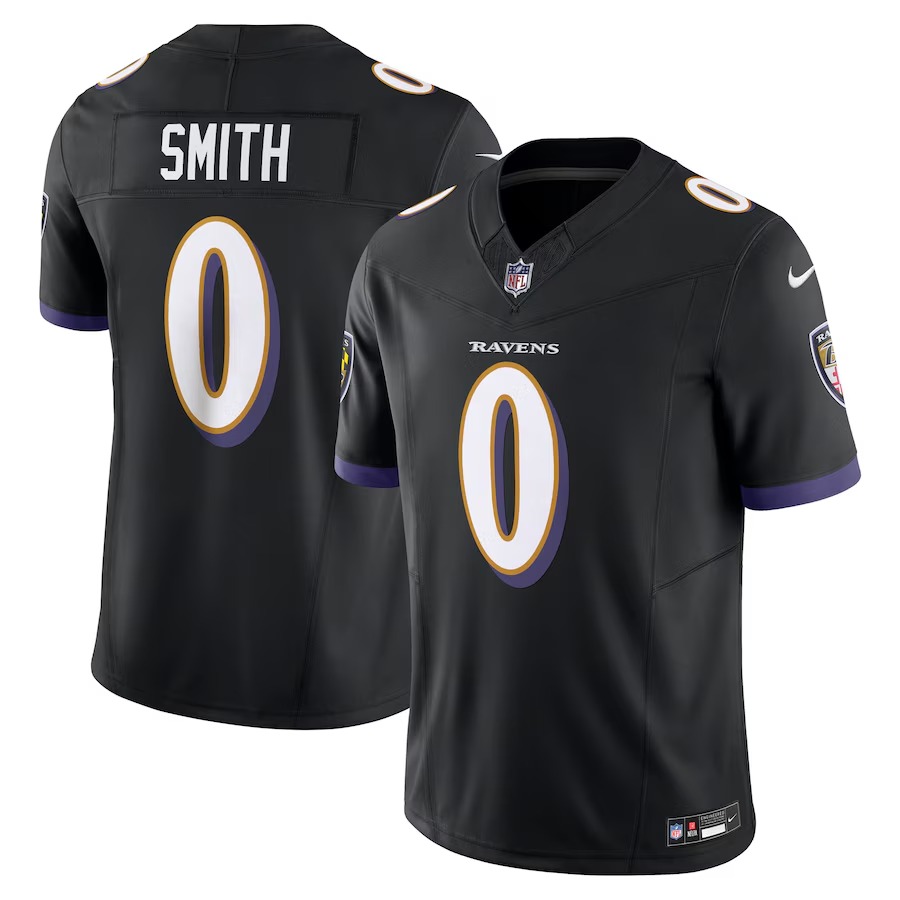 Men's Baltimore Ravens Roquan Smith Nike Black Alternate Vapor F.U.S.E. Limited Jersey - Jersey