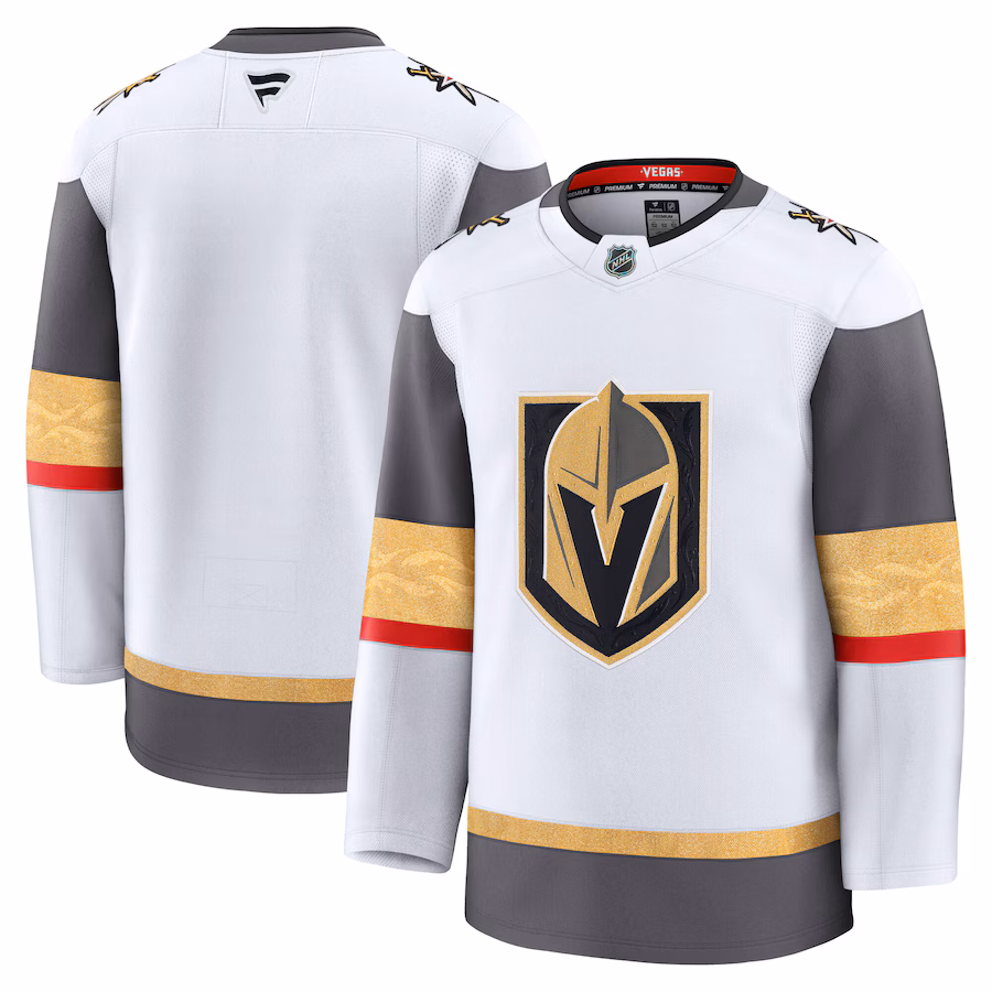 Men's Vegas Golden Knights Fanatics White Away Premium Jersey - Jersey