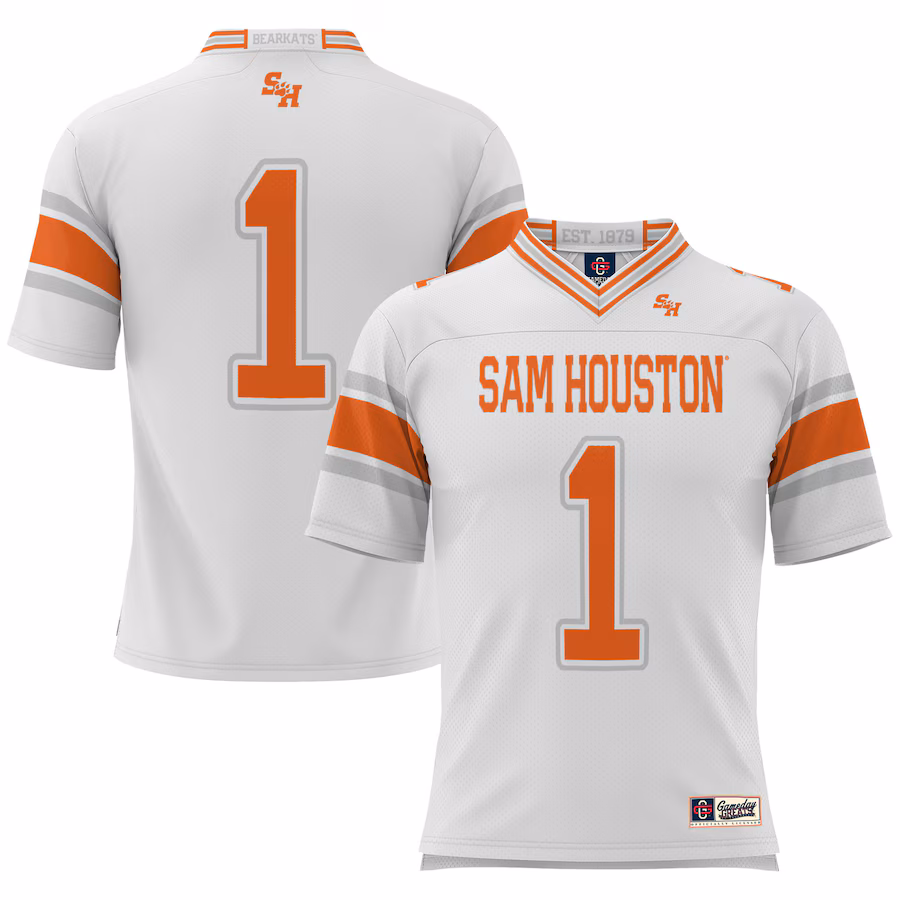 #1 Sam Houston State Bearkats GameDay Greats Football Jersey - White - Jersey