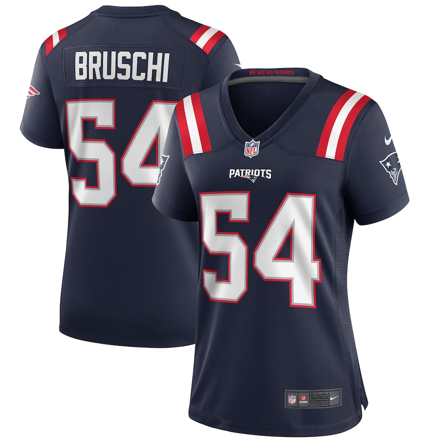 Women's New England Patriots Tedy Bruschi Nike Navy Game Retired Player Jersey - Jersey