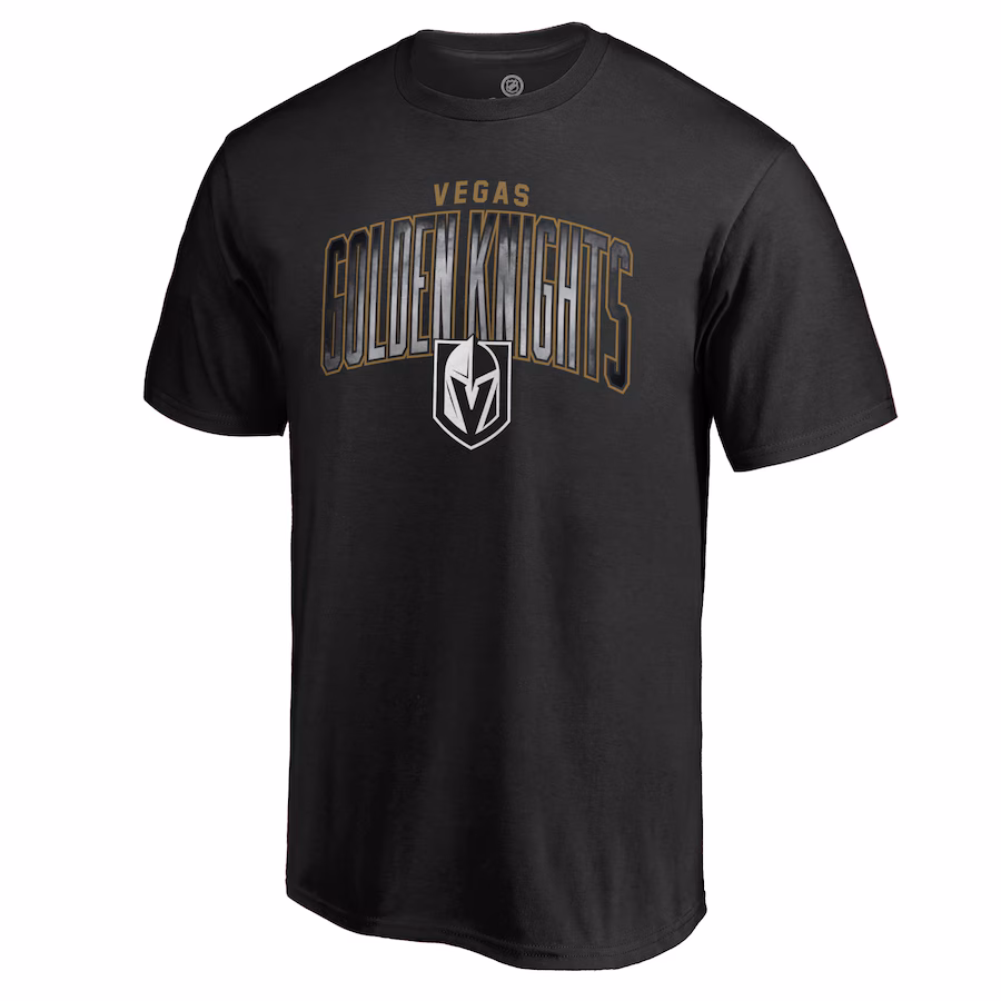 Men's Vegas Golden Knights Black Arch Smoke T-Shirt - Jersey