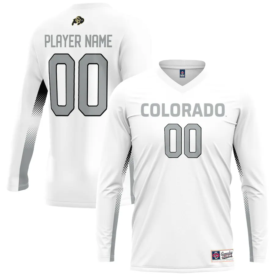 Colorado Buffaloes GameDay Greats Unisex Adult NIL Lightweight Volleyball Jersey - White - Jersey