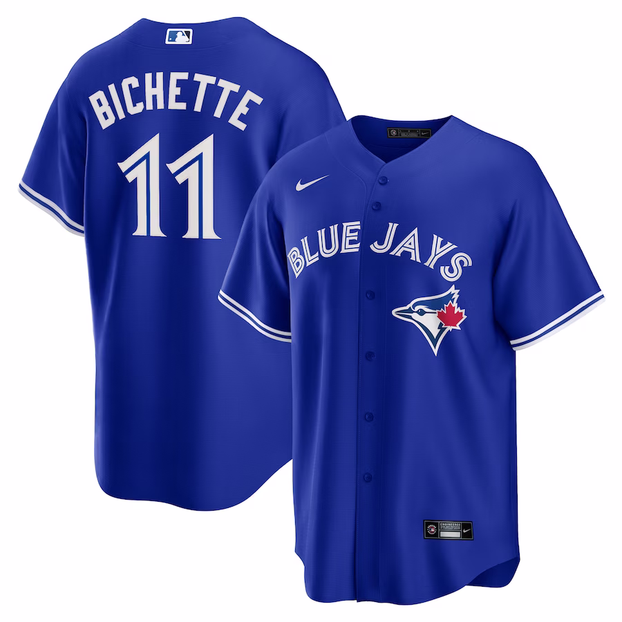 Men's Toronto Blue Jays Bo Bichette Nike Royal Alternate Replica Player Name Jersey - Jersey