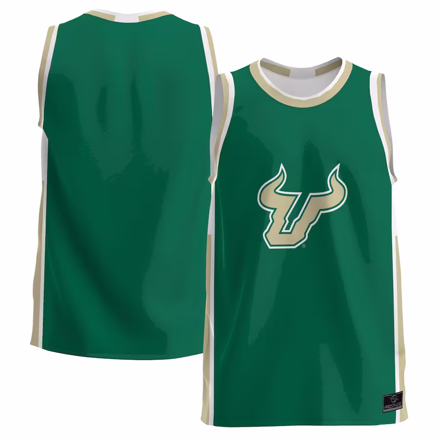 South Florida Bulls ProSphere Youth  Basketball Jersey - Green - Jersey