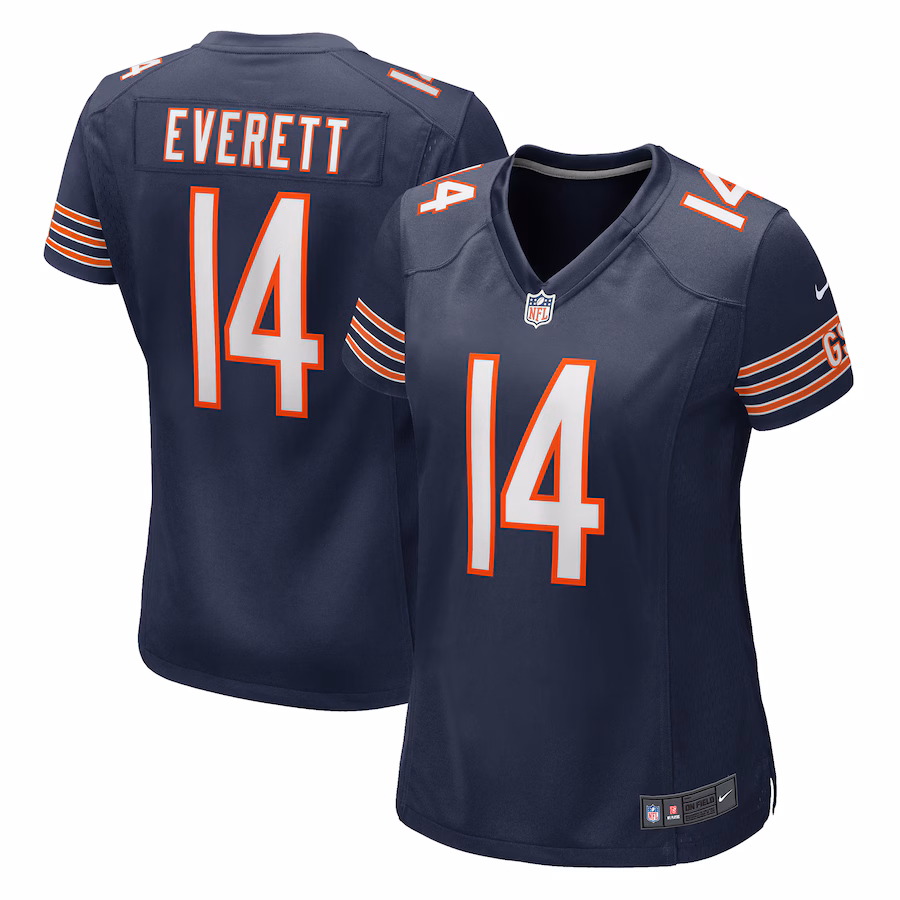 Women's Chicago Bears Gerald Everett Nike Navy Game Jersey - Jersey