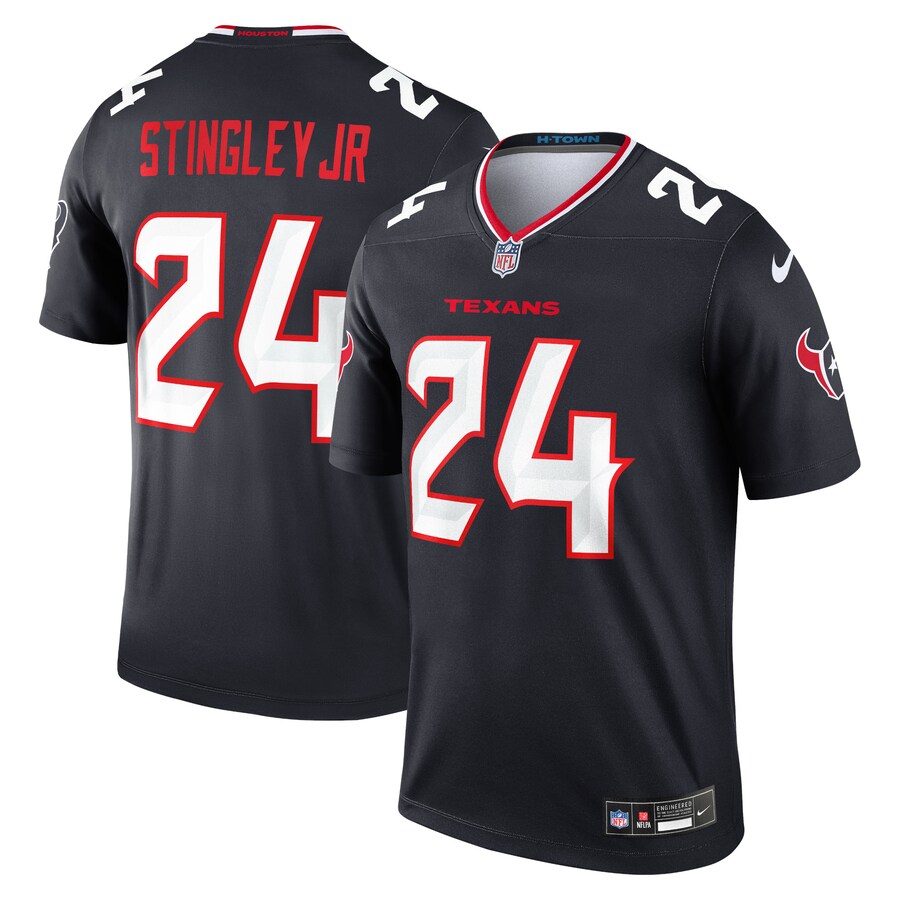 Men's Houston Texans Derek Stingley Jr. Nike Navy Legend Player Performance Top - Jersey